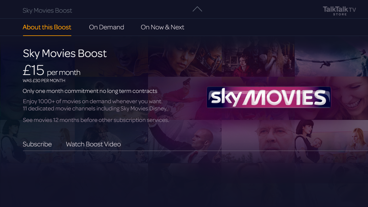 Sky Movies About This Boost