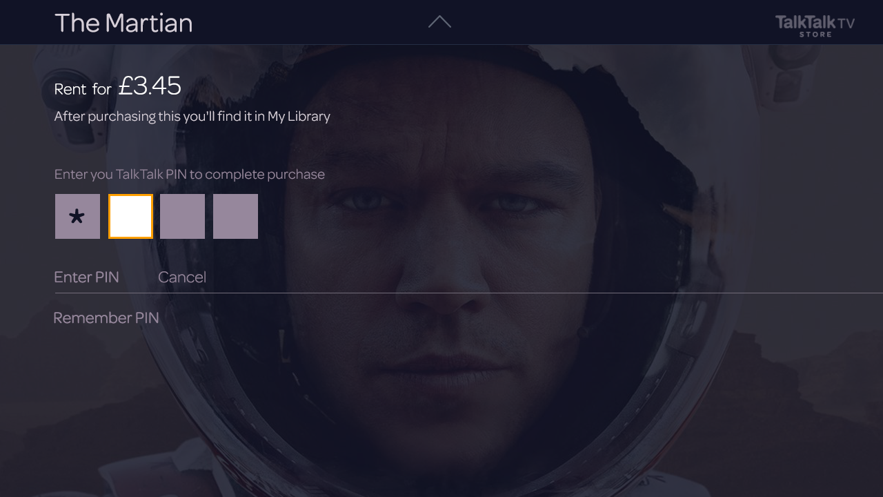 The Martian Rent PIN 2