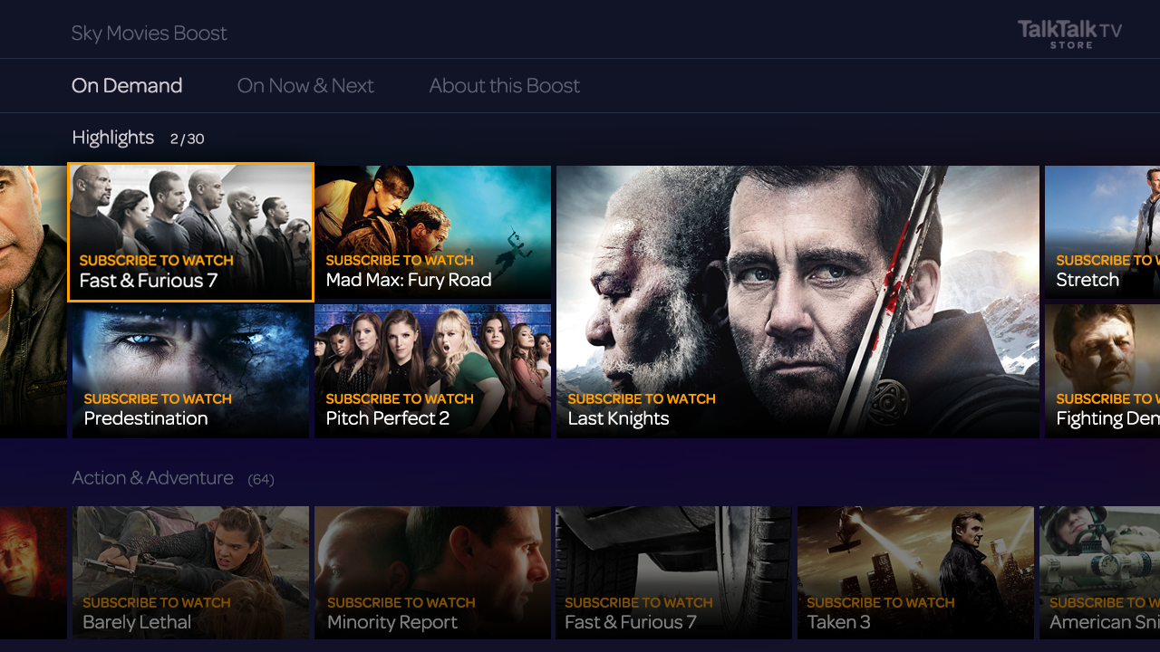 Sky Movies On Demand Highlight 2