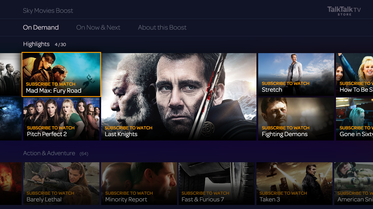 Sky Movies On Demand Highlight 4