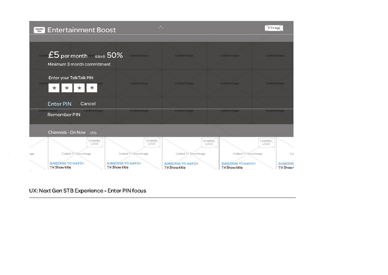 UX MyTalkTalkTV ISP Area