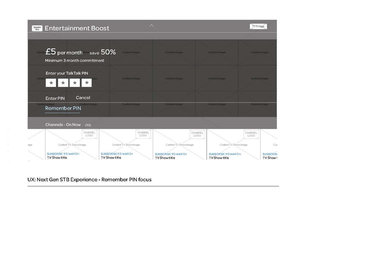 UX MyTalkTalkTV ISP Area