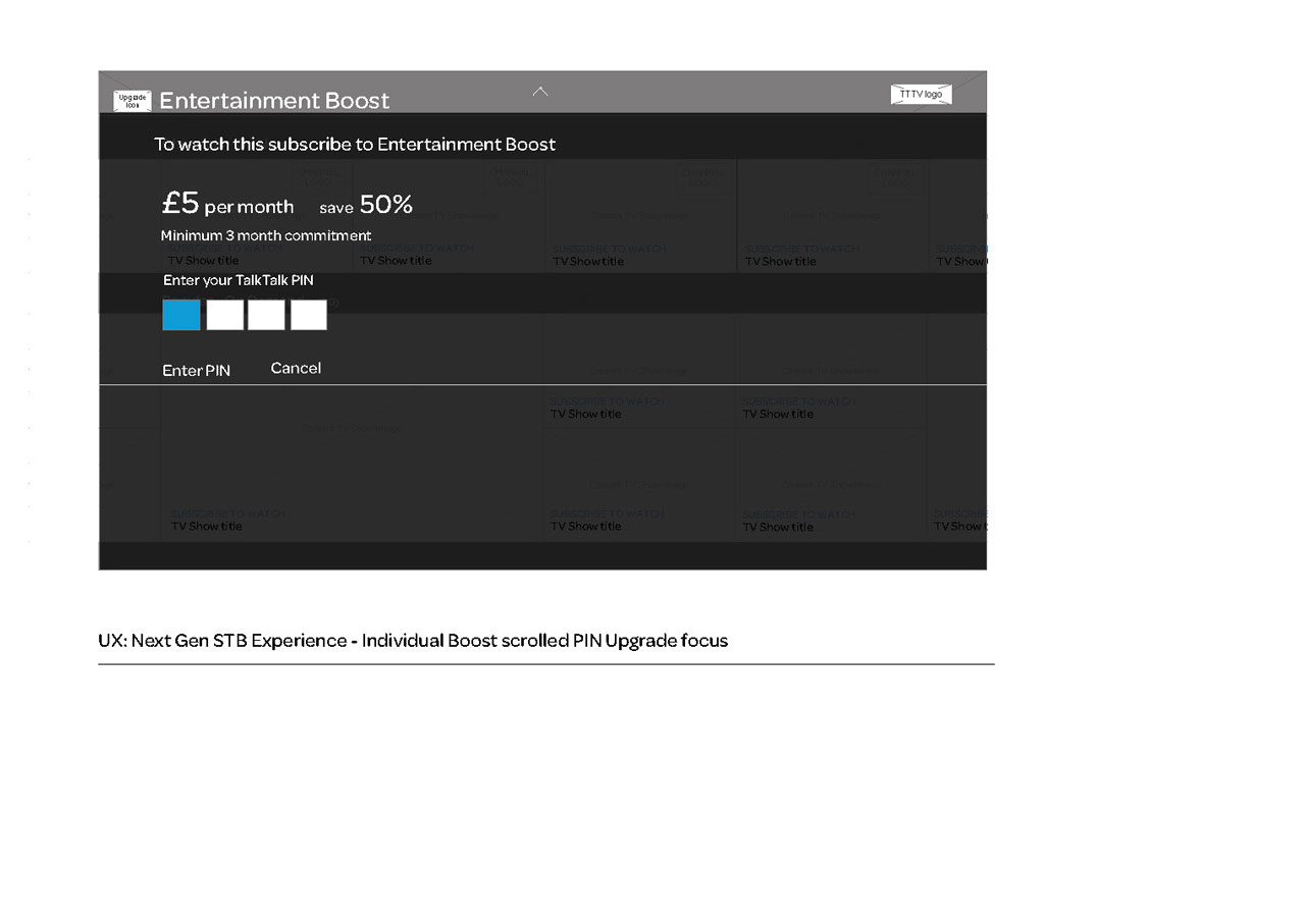 UX MyTalkTalkTV ISP Area