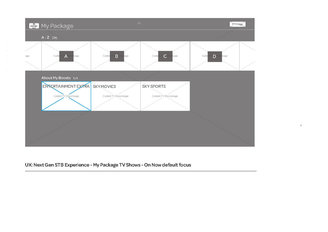 UX MyTalkTalkTV ISP Area
