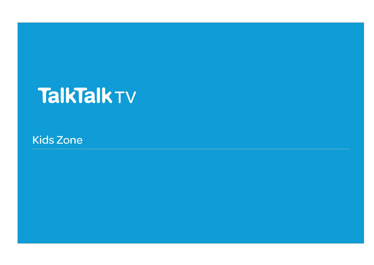 UX MyTalkTalkTV ISP Area