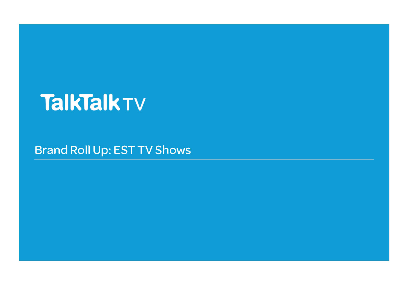 UX MyTalkTalkTV ISP Area