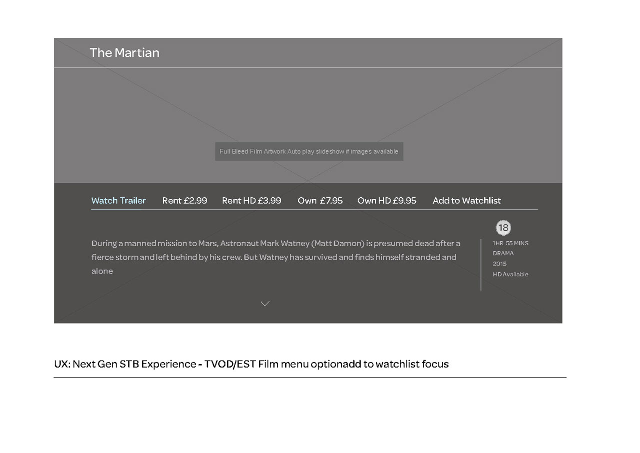 UX MyTalkTalkTV ISP Area