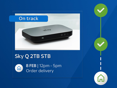 Sky Q – Order Tracking