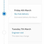 Sky Mobile Order Tracking Experience